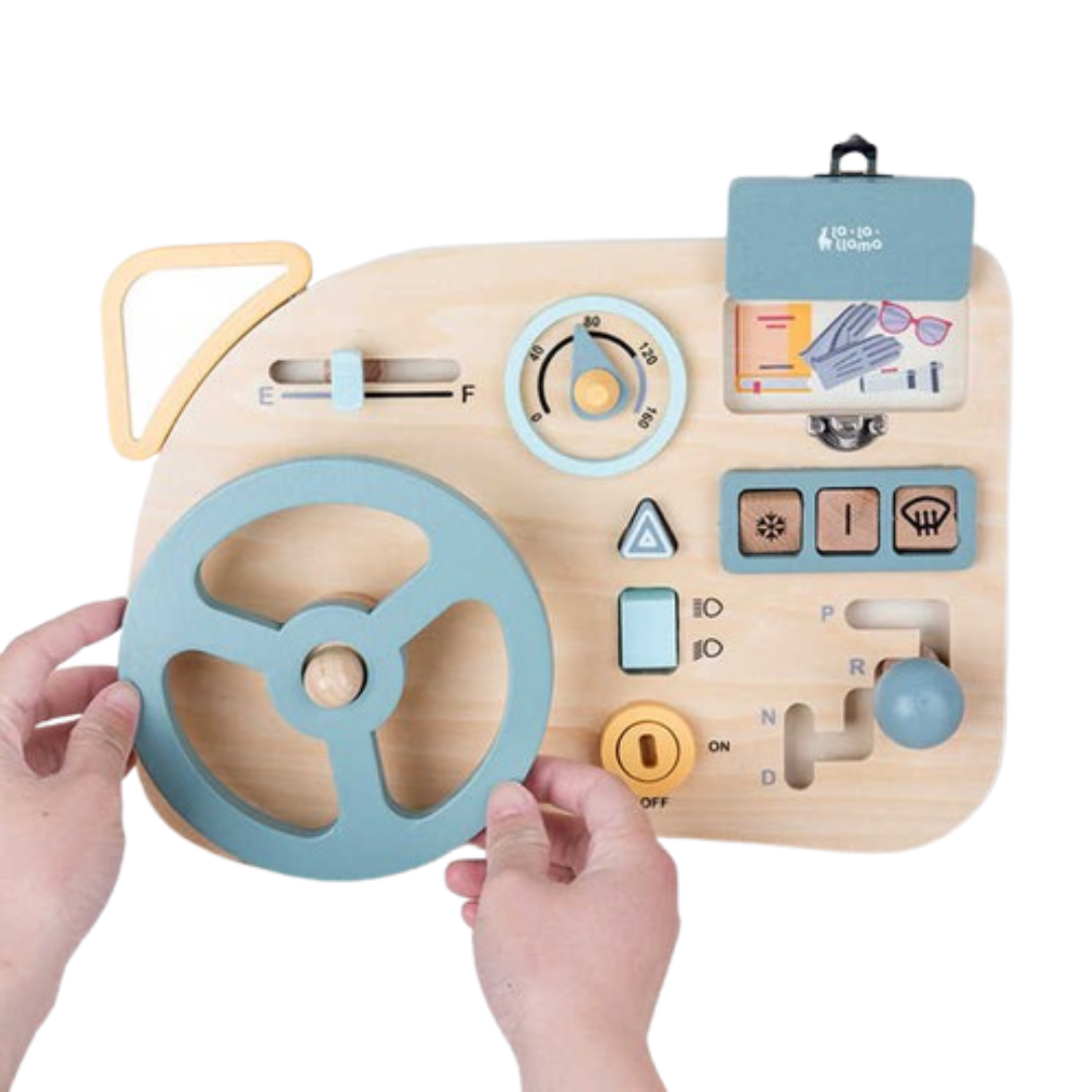 TinyWheel - Houten Educatief Ontwikkelingsspeelgoed voor Baby
