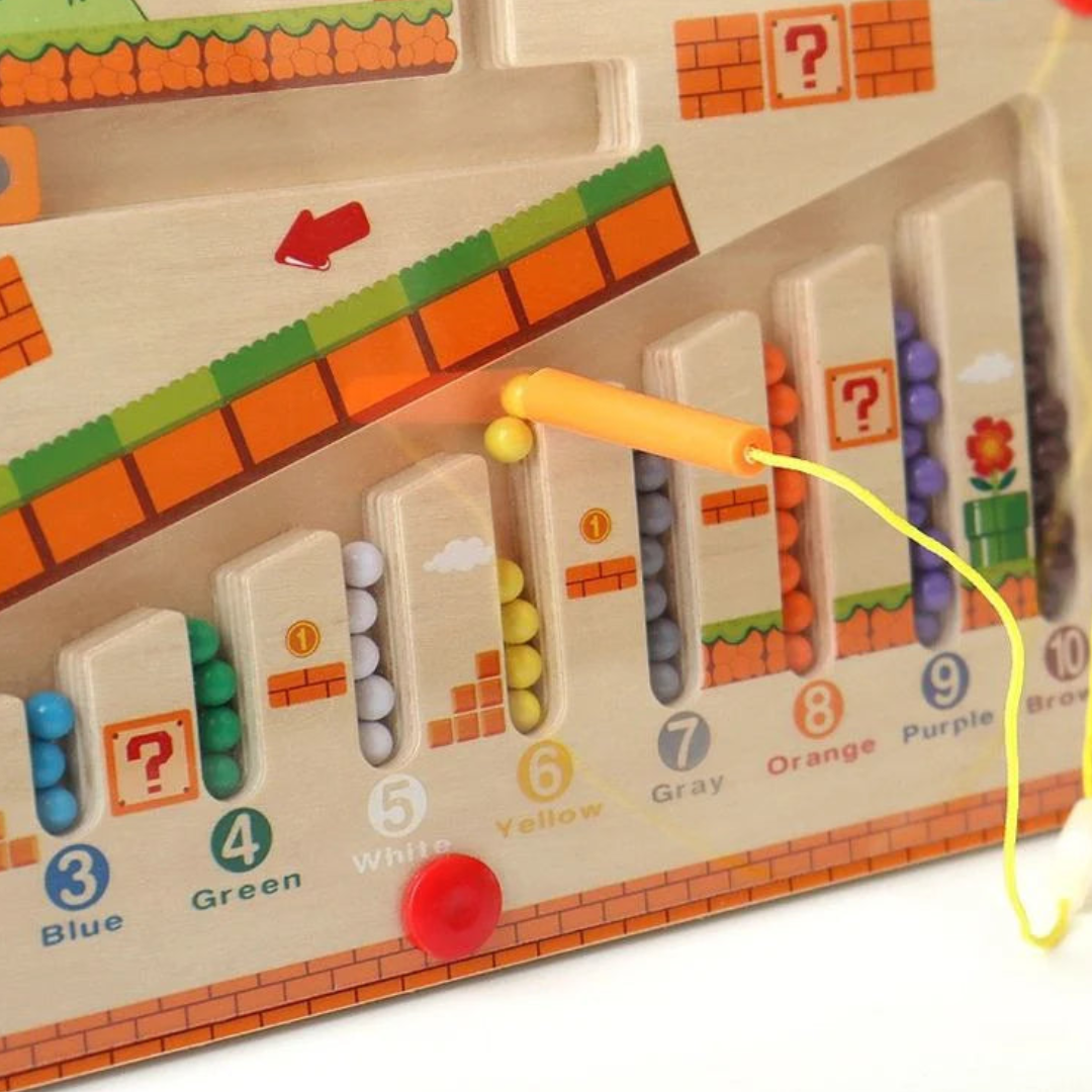 MazeMaster - Montessori Nummer- en Kleurenlabyrint