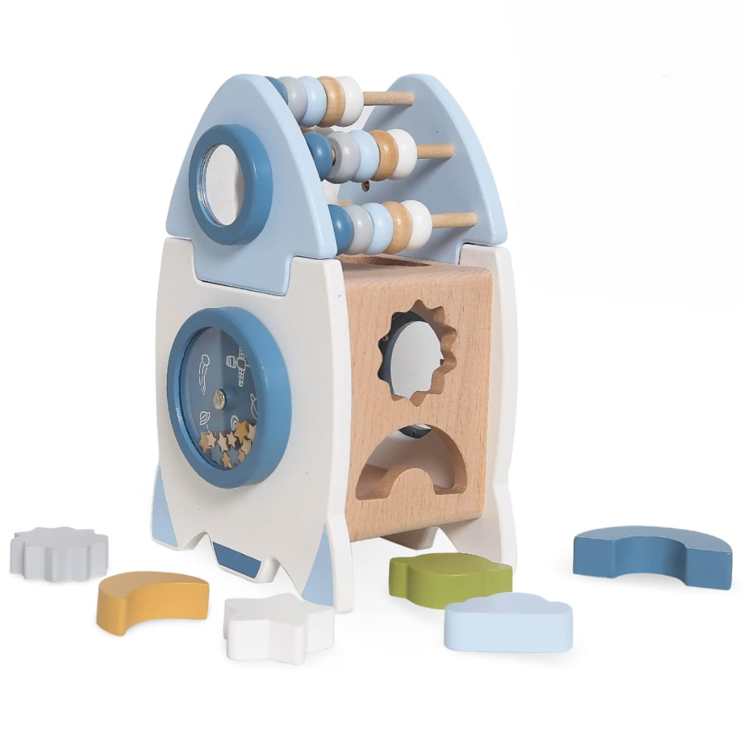 AstroMagnet - Blokken Bouwraket Speelgoed