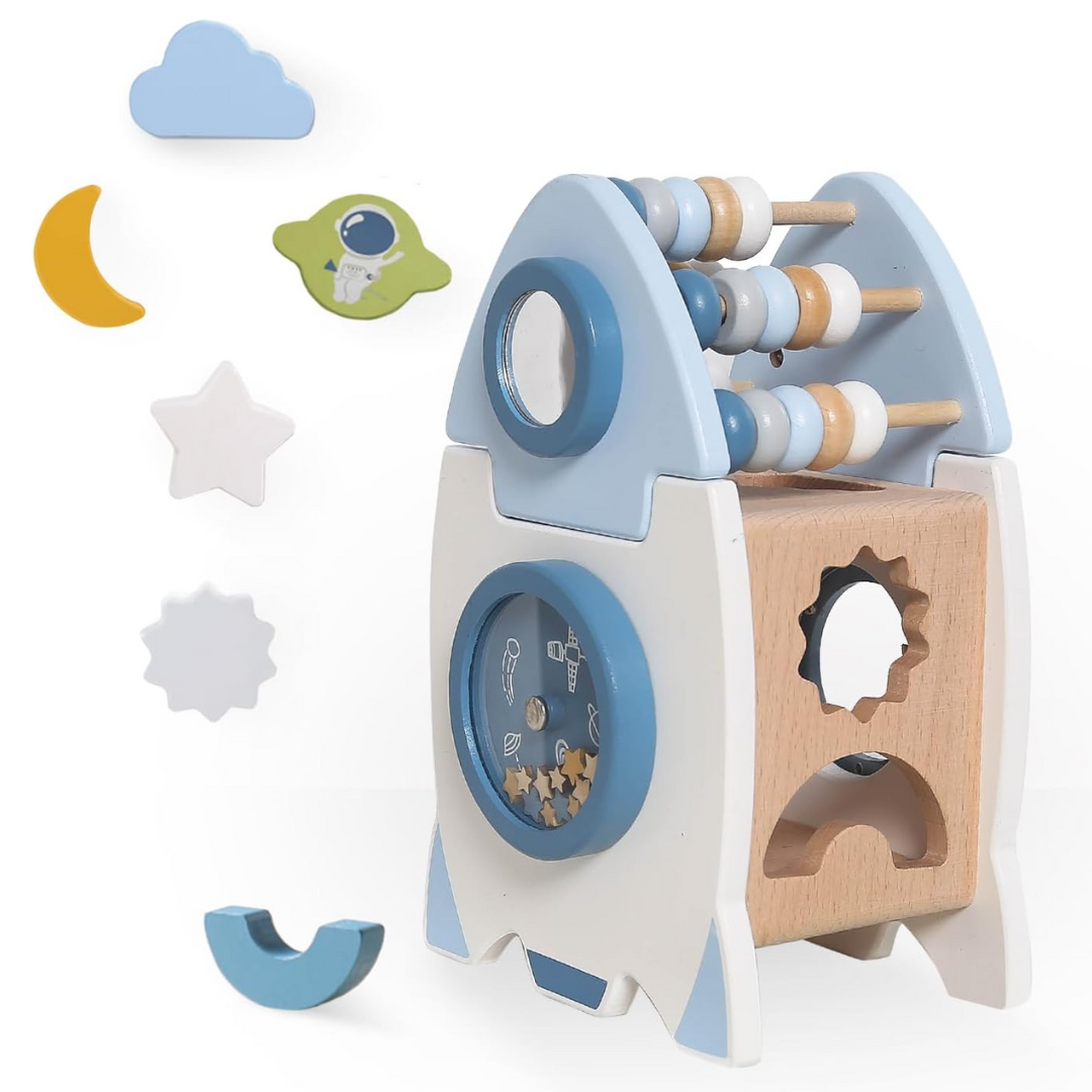 AstroMagnet - Blokken Bouwraket Speelgoed