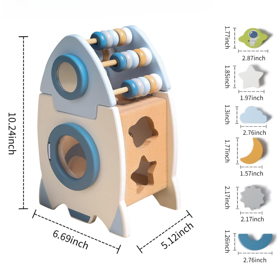 AstroMagnet - Blokken Bouwraket Speelgoed