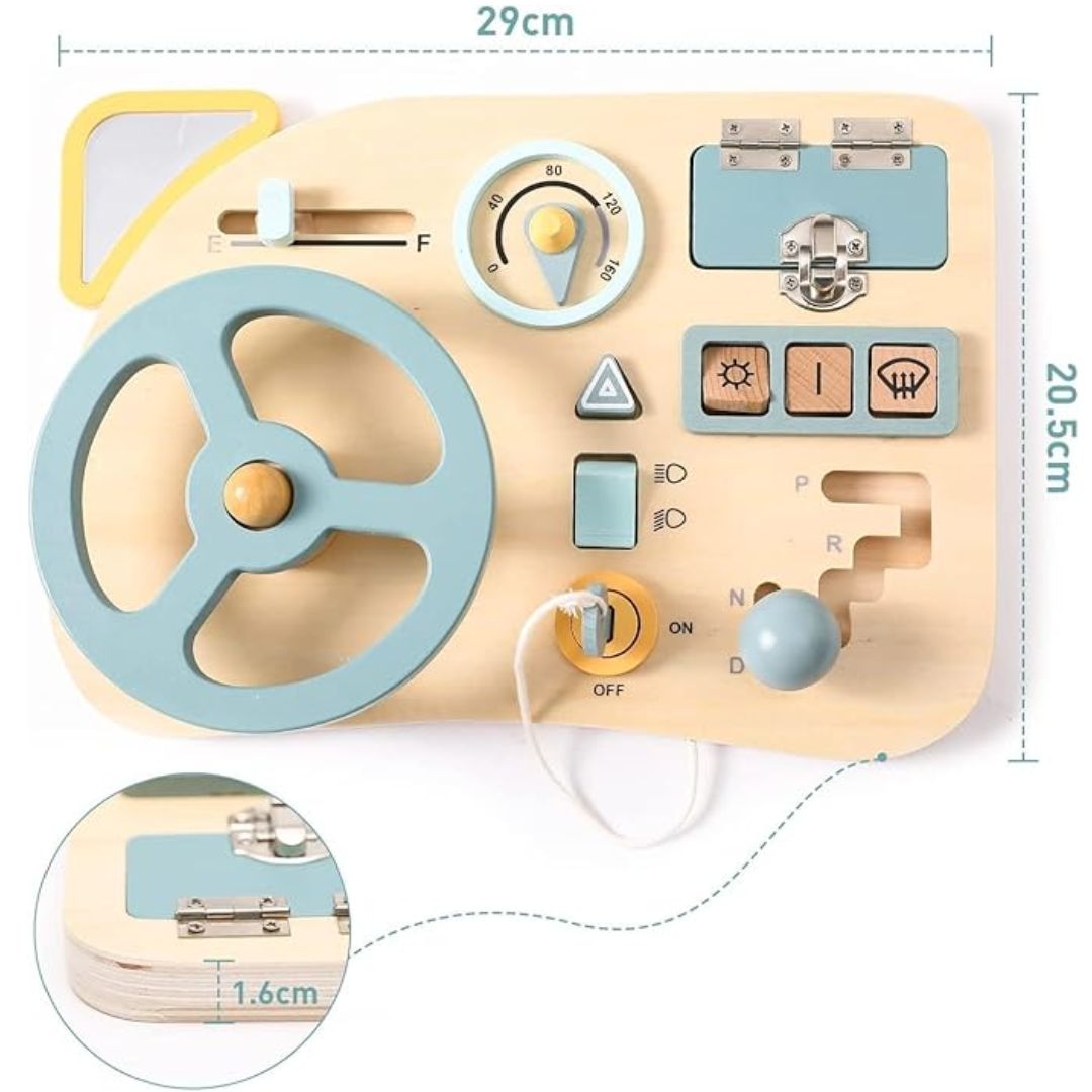 TinyWheel - Houten Educatief Ontwikkelingsspeelgoed voor Baby