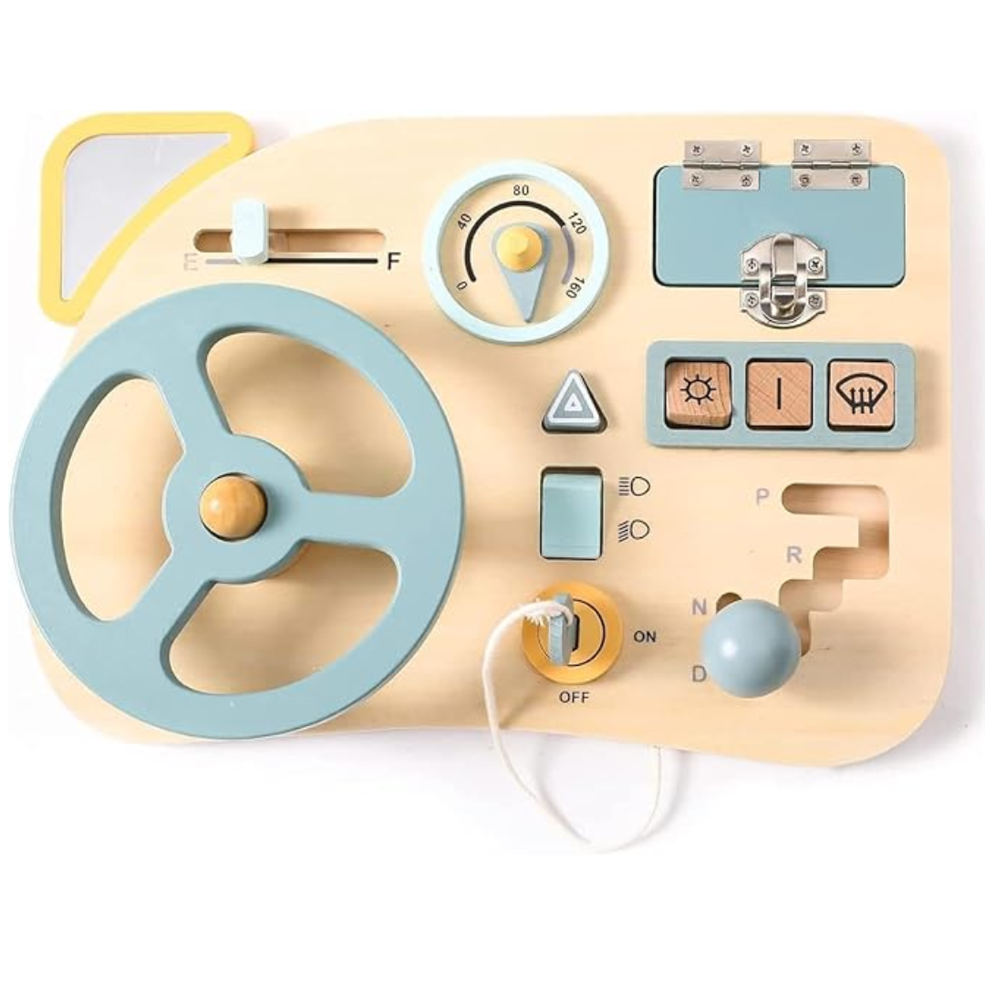 TinyWheel - Houten Educatief Ontwikkelingsspeelgoed voor Baby