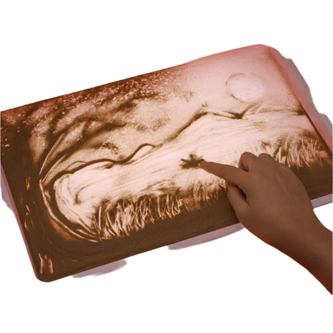 ArtifyGlow - Tafellamp Zandkunst