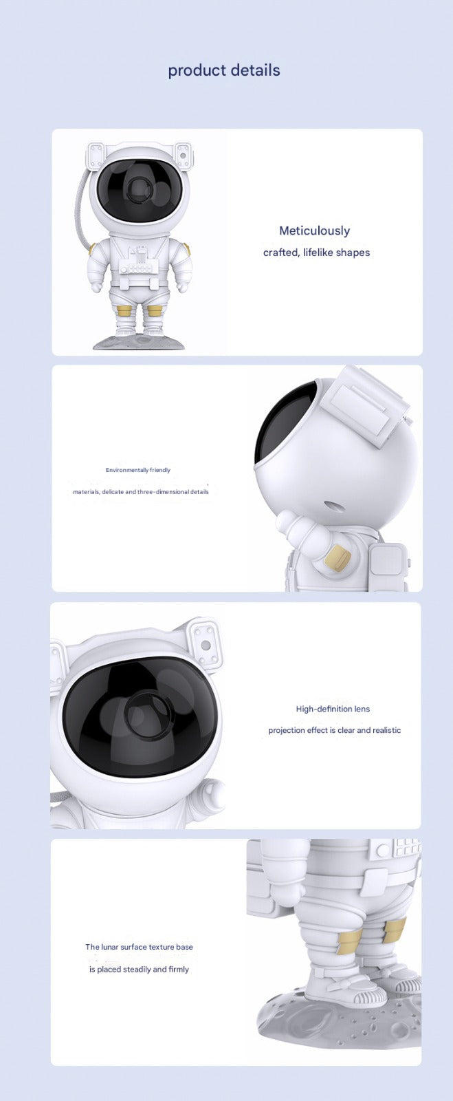 LittleAstronaut - Astronaut Projector Licht Melkweg Lamp