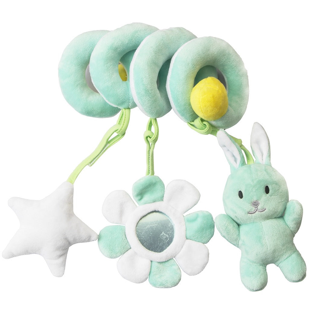 SnuggleSpiral – Zachte Activiteitenspiraal voor Baby’s vanaf 0 Maanden – Voor Wieg, Kinderwagen of Autostoel