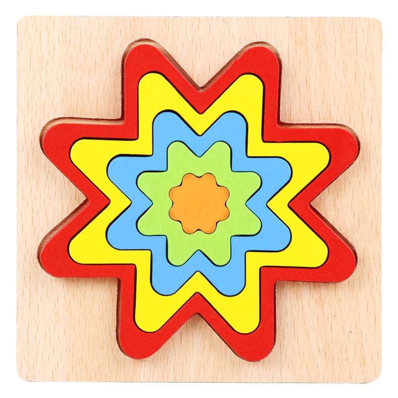 ShapeSort - Houten Montessori Puzzelspel