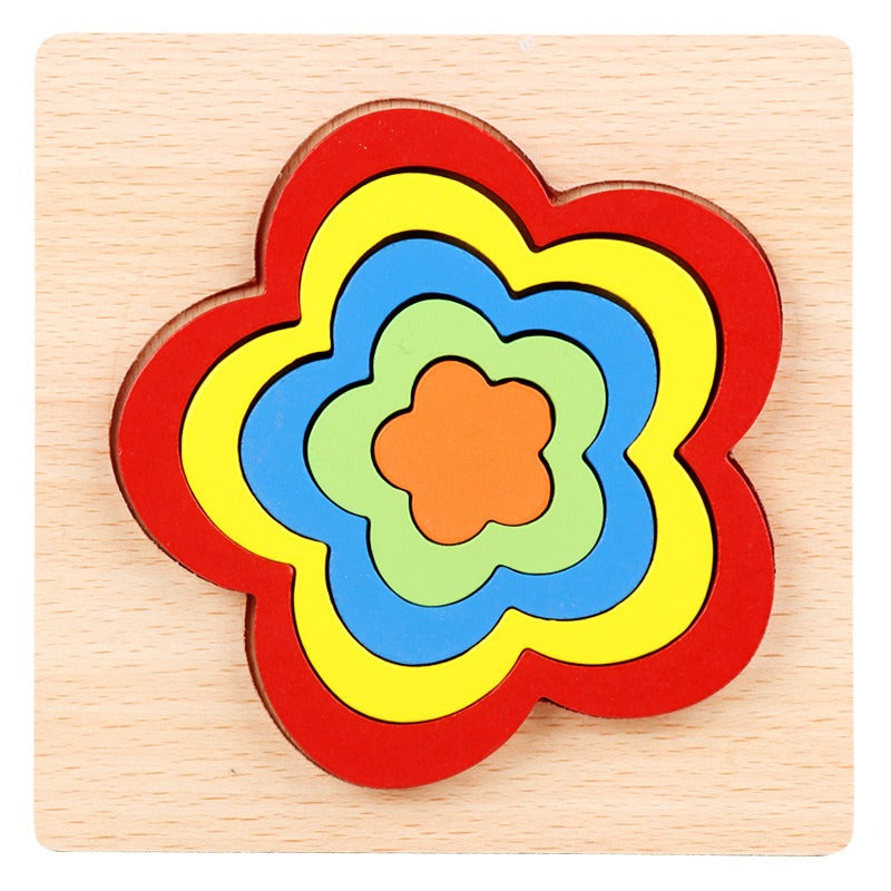 ShapeSort - Houten Montessori Puzzelspel