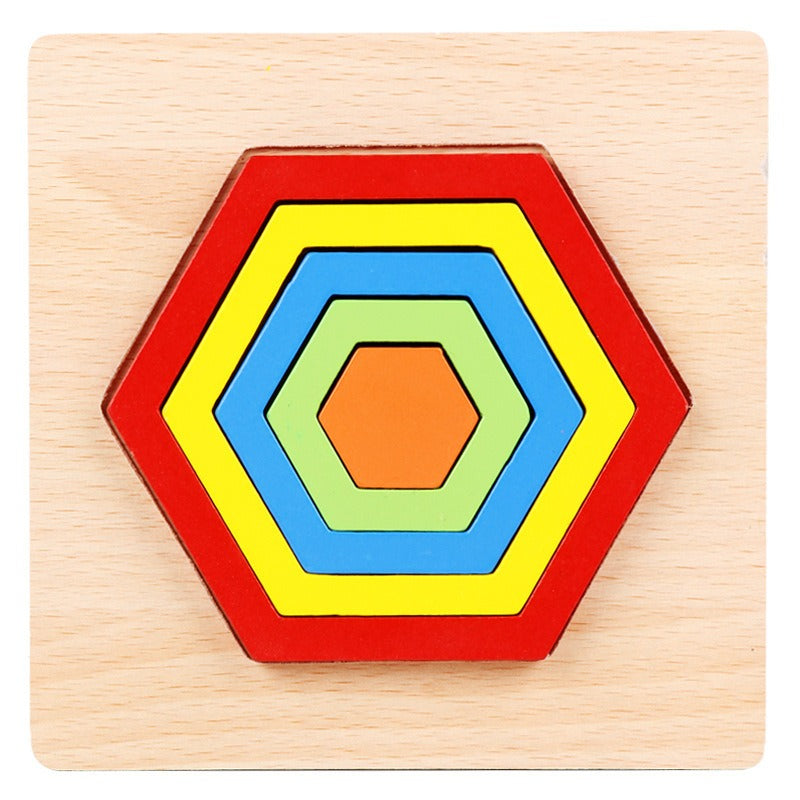 ShapeSort - Houten Montessori Puzzelspel