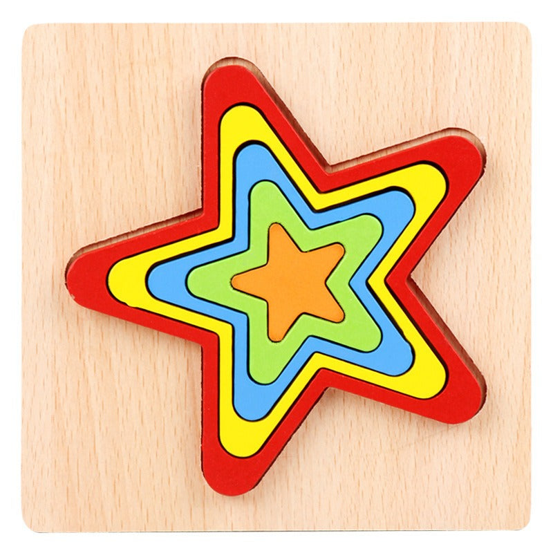 ShapeSort - Houten Montessori Puzzelspel