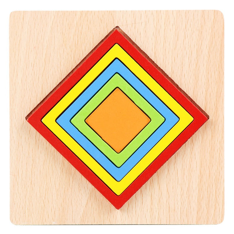 ShapeSort - Houten Montessori Puzzelspel