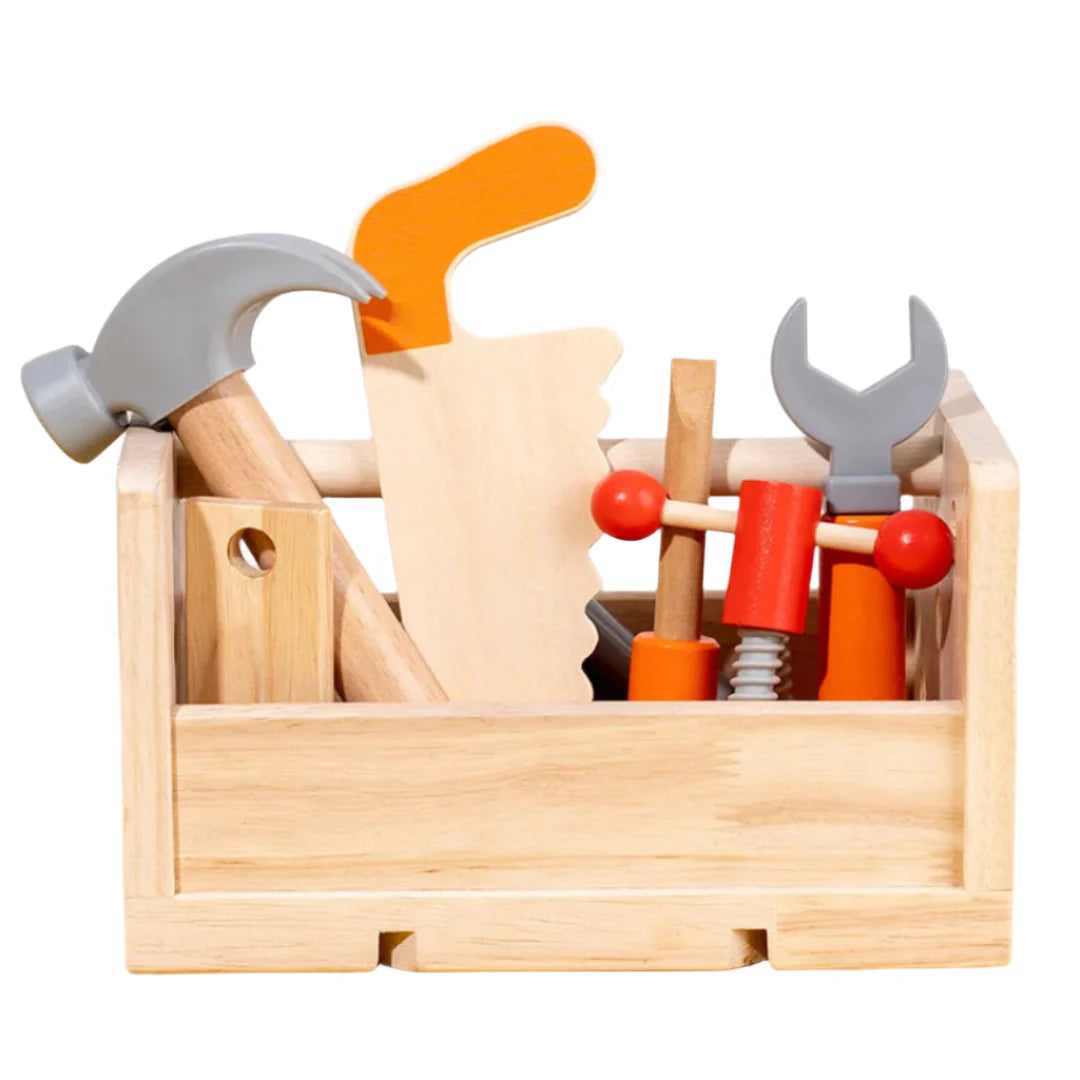 BuildBin – Houten Klusjesman Gereedschapsset | Creatief Timmerman Spel voor Kinderen vanaf 6 Jaar