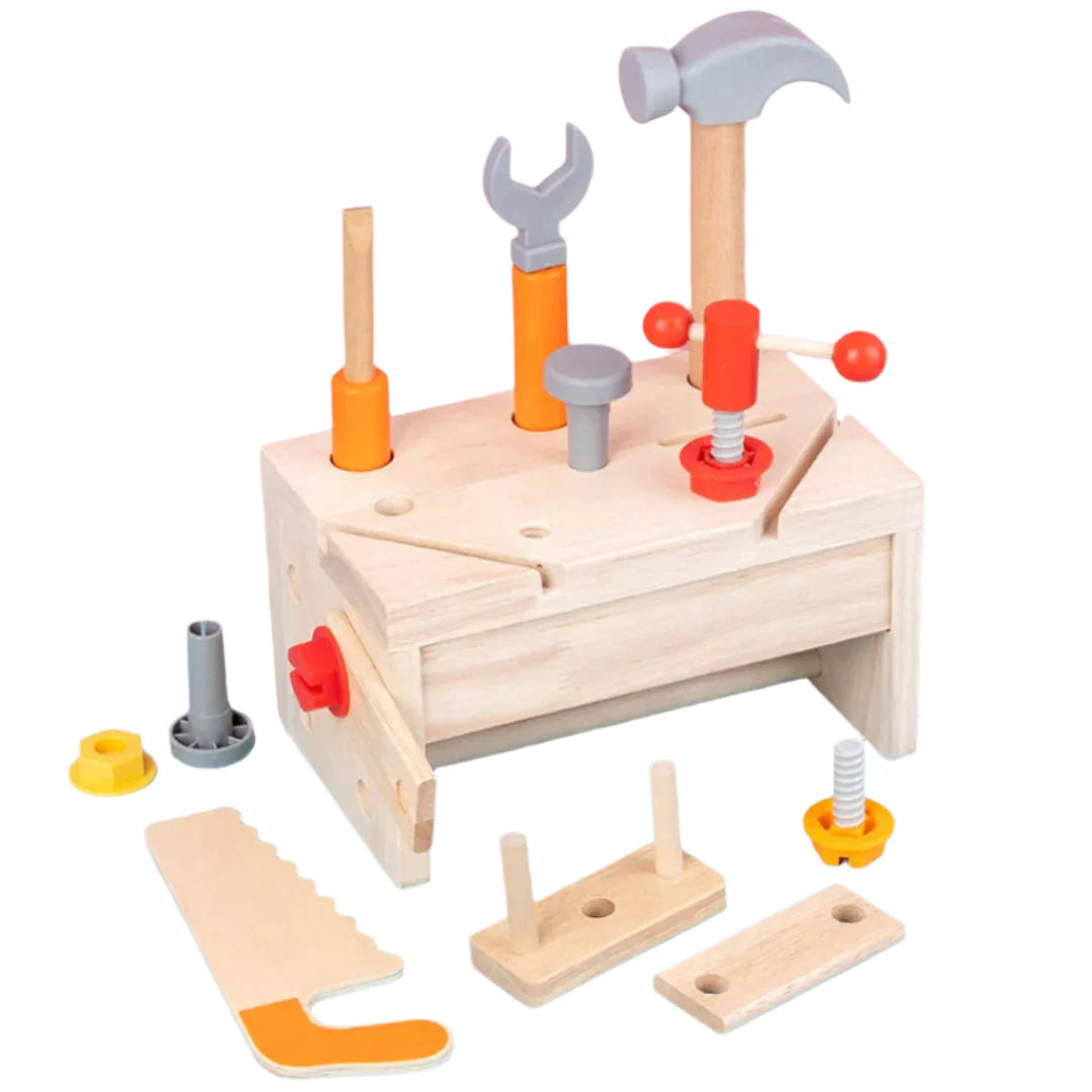 BuildBin – Houten Klusjesman Gereedschapsset | Creatief Timmerman Spel voor Kinderen vanaf 6 Jaar