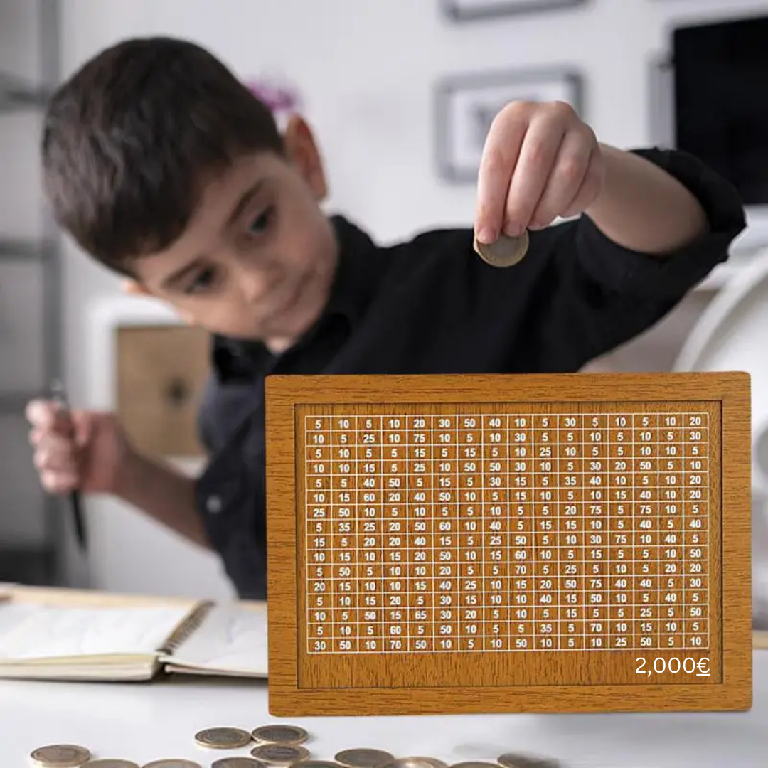 MoneySaverBox - Houten Ambachtelijke Spaarpot