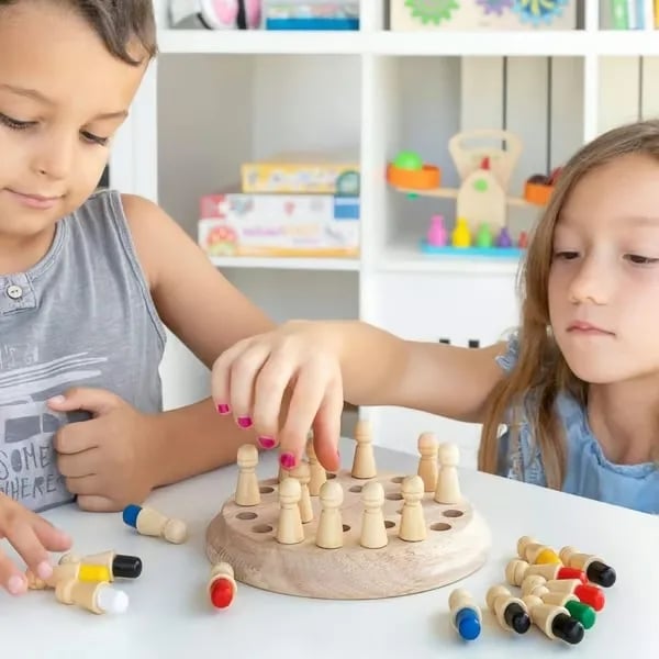 MemoryMinds- Leuk houten geheugenspel voor het ontwikkelen van cognitieve vaardigheden