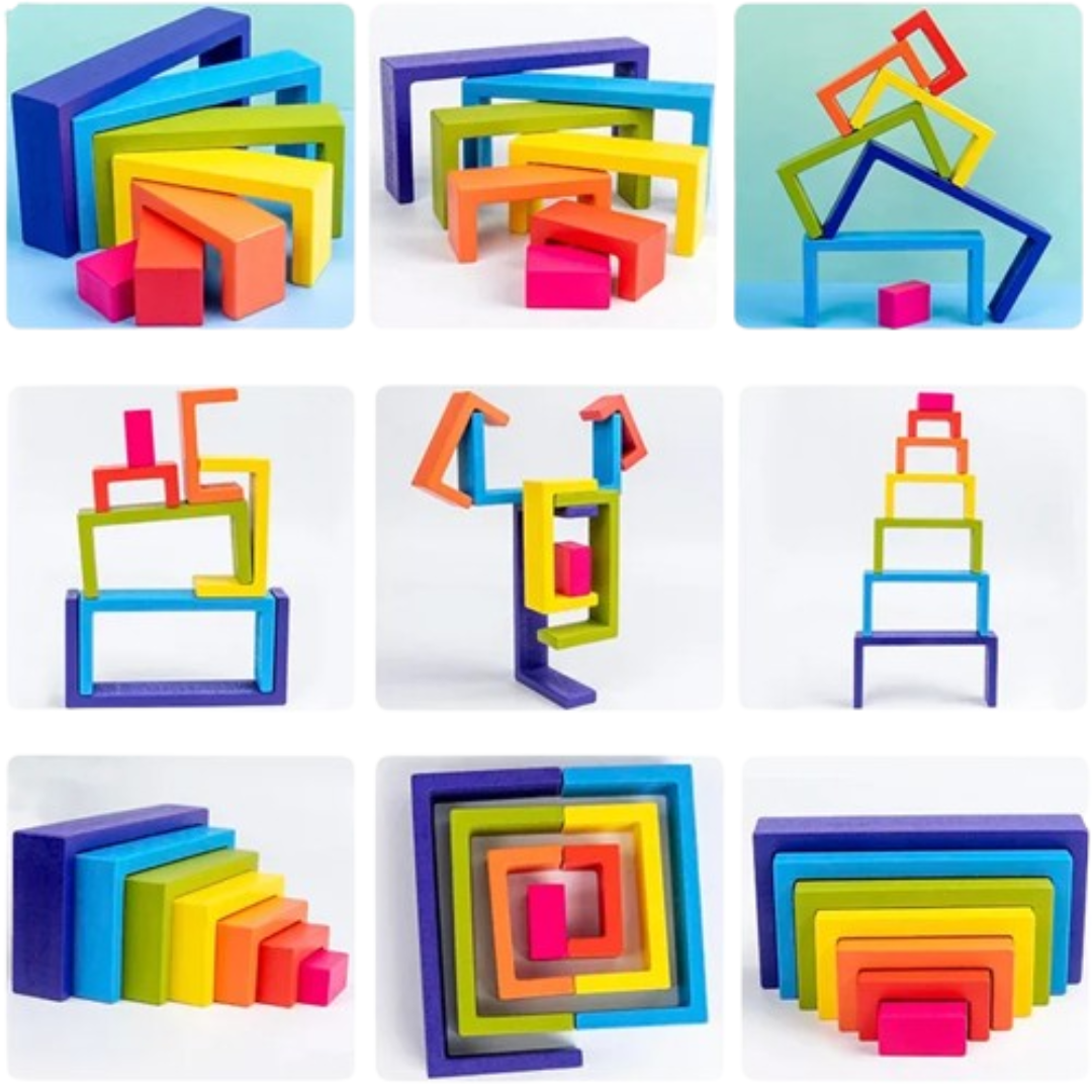 BalanceBlocks- Baby Siliconen Bouwblok