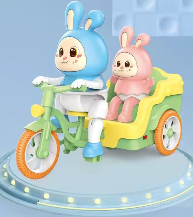 BunnyCruze Wind-Up Konijnenspeelgoed Set met Rollende Actie – Voor Kinderen vanaf 3 Jaar