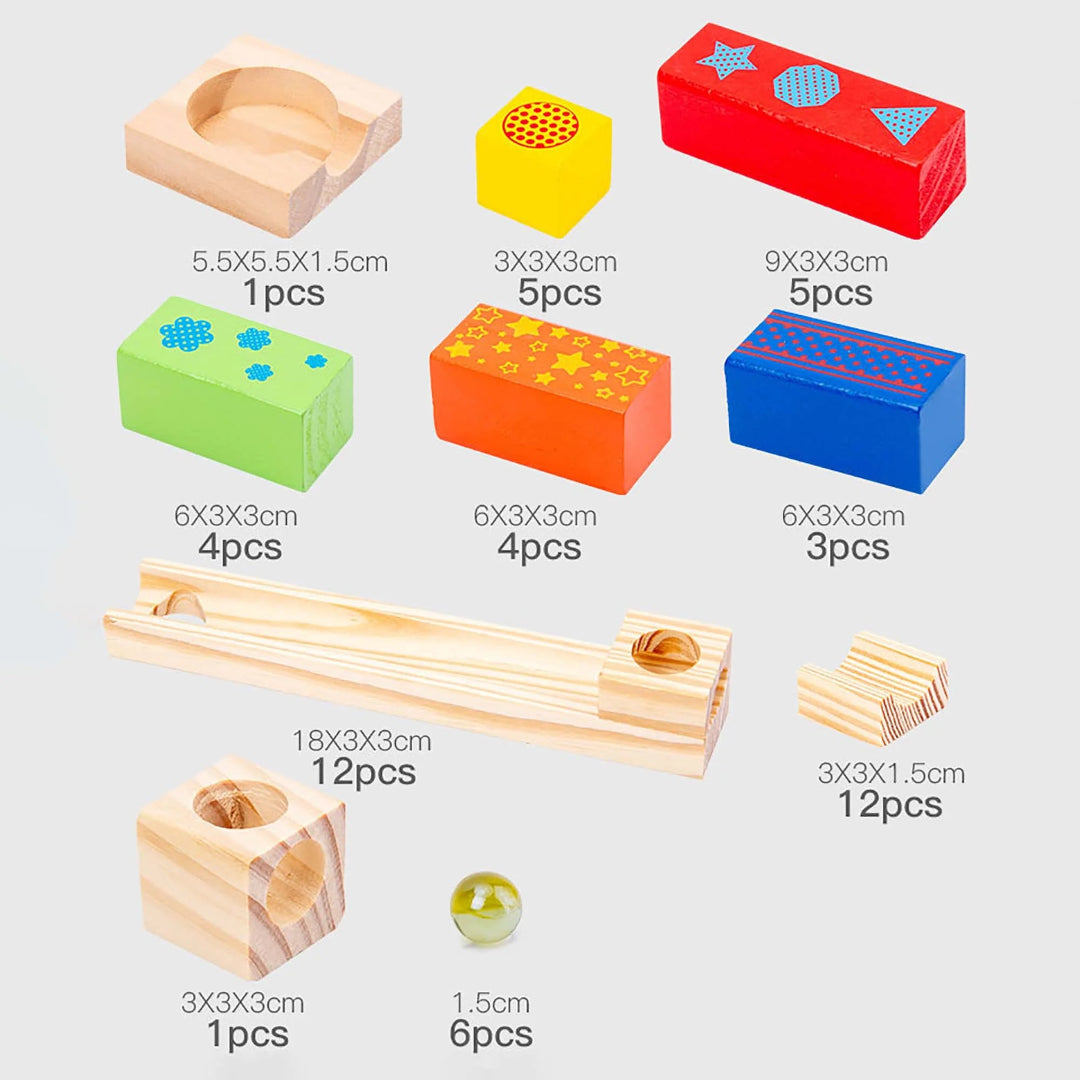 BuildBrilliant - Houten Knikkerracebaan