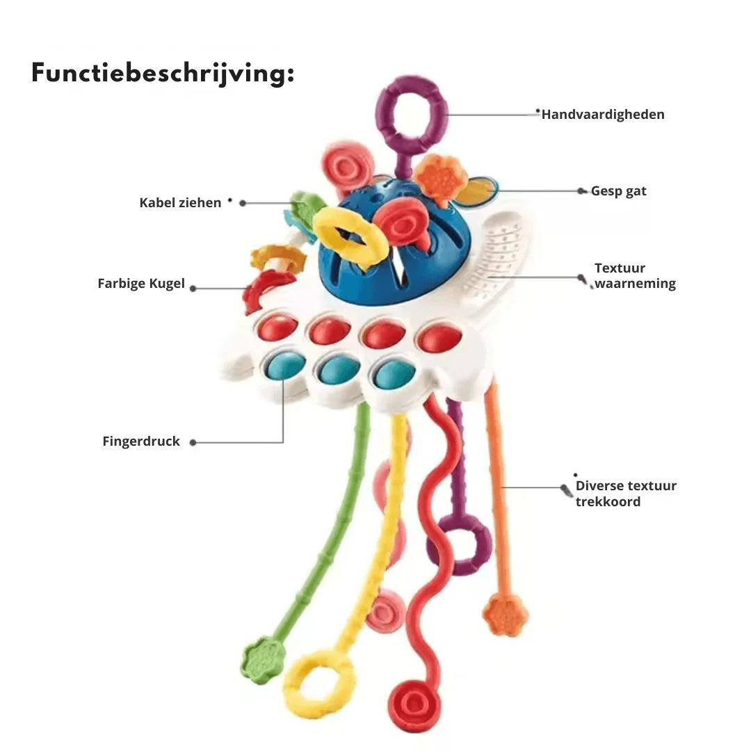 StarQuest – Sensorisch UFO Speelgoed Voor Kinderen Vanaf 3 Jaar – Verbetert Motorische Vaardigheden