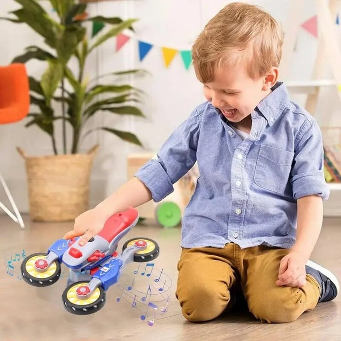 GearBlast - Nieuw Gemoderniseerd Elektrisch Licht en Muziek Motorfiets