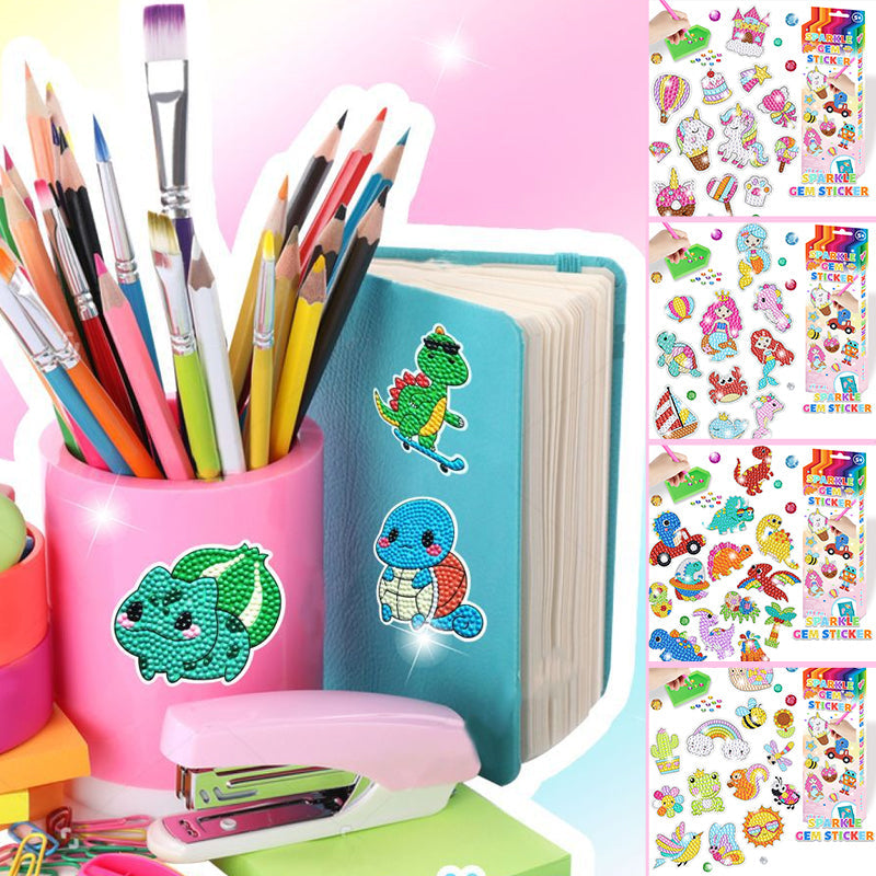 SparkleCraft - DIY Tekenfilm Diamant Schilderen voor Kinderen
