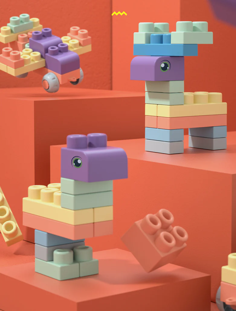 StackCraft – Montessori Houten Bouwblokken voor Kinderen vanaf 3 Jaar – Stimuleert Creatief Spel & Fijne Motoriek