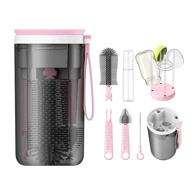 CleanSip Mini – Draagbare Flessenreinigingskit voor Baby's – Voor Alle Leeftijden