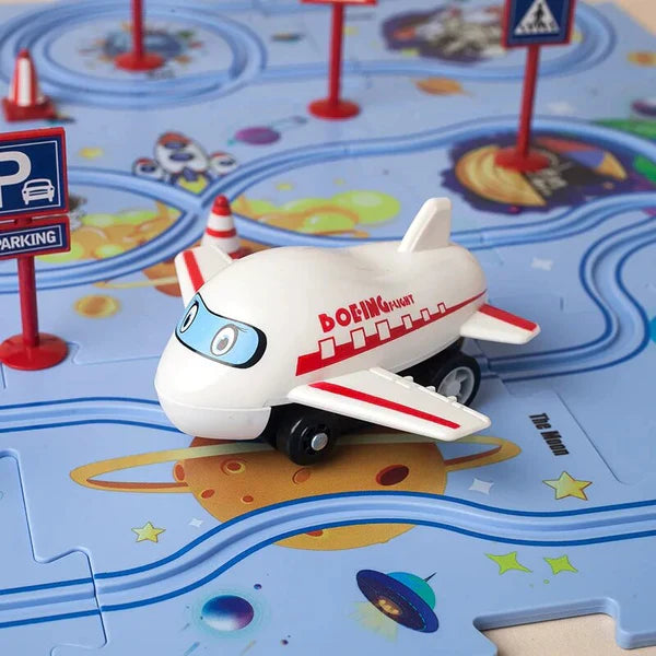 PuzzleRacerTrack- Spoor Auto Puzzel Creatief Speelgoed