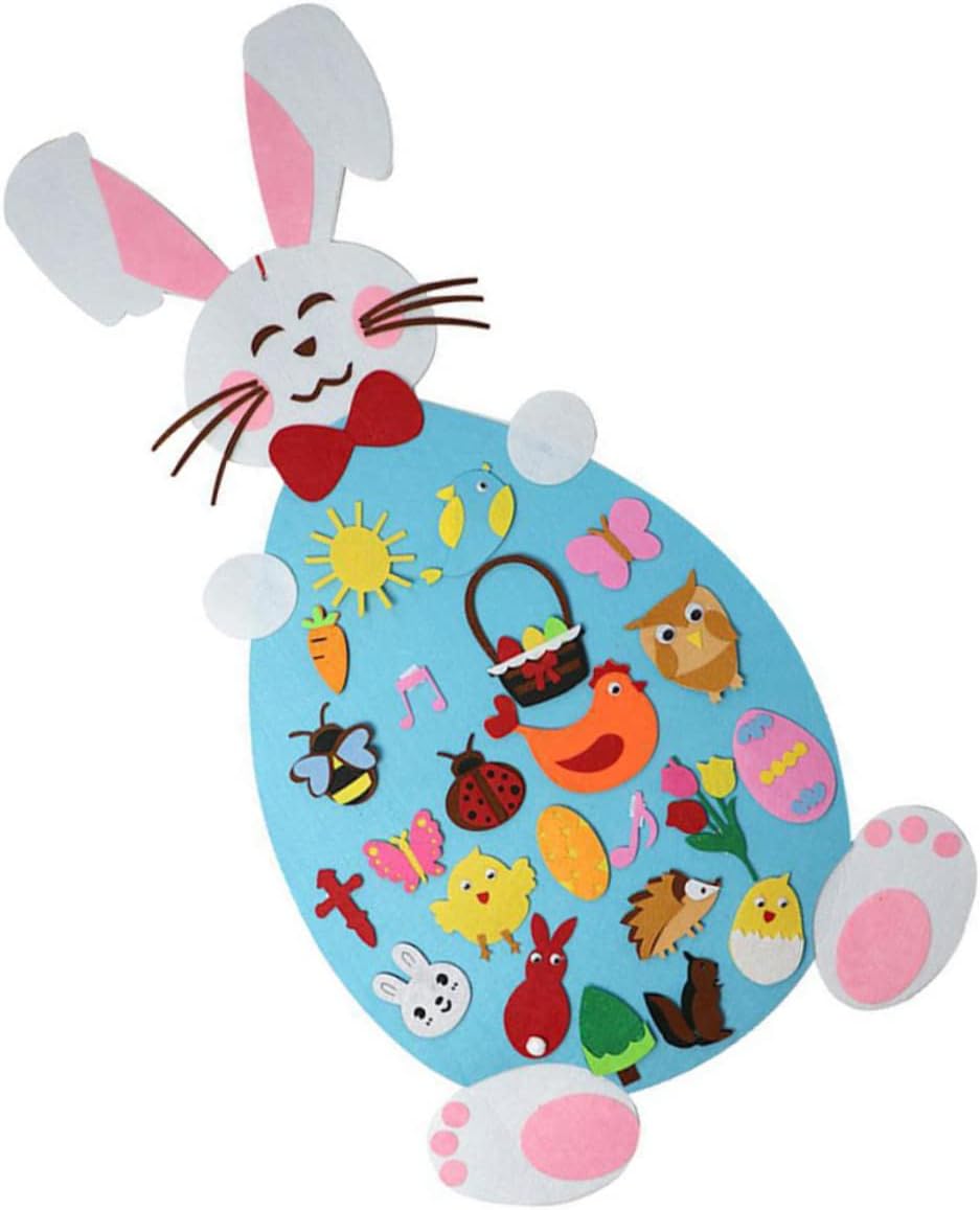 CraftyBunny- Kleuter Decoratie voor paasbord van vilt