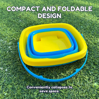 SandFold – Opvouwbare Siliconen Strandemmer voor Kinderen vanaf 3 jaar – Lichtgewicht en Reisvriendelijk Zandspeelgoed