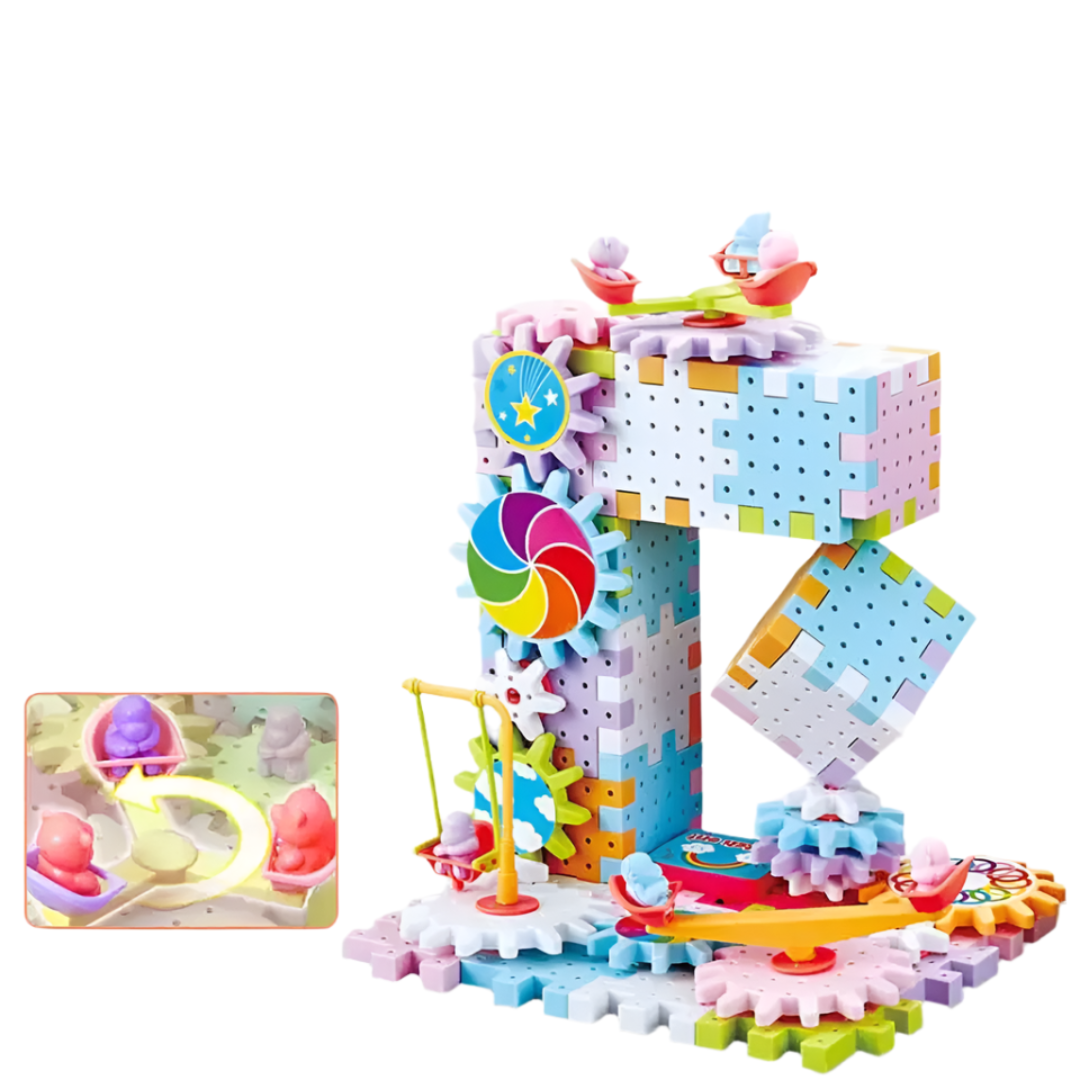 SpinFun - Educatieve Tandwiel Blok Speelgoed Set