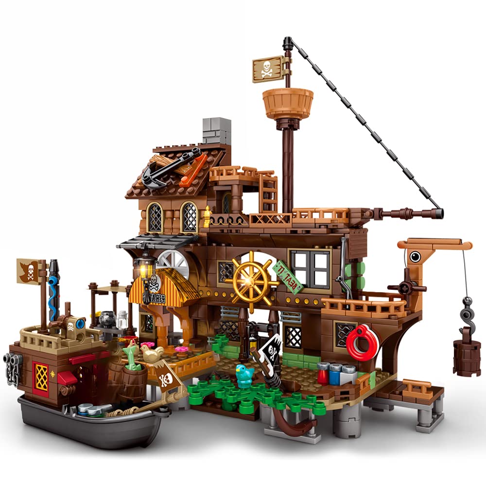 TreasureFortress - Piratenboot Bouwspeelgoed