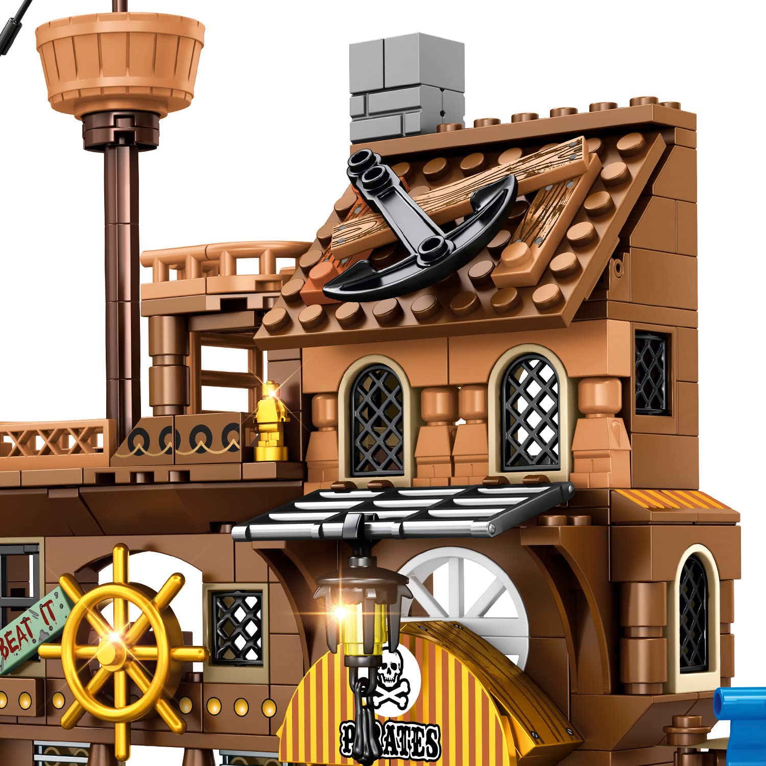 TreasureFortress - Piratenboot Bouwspeelgoed
