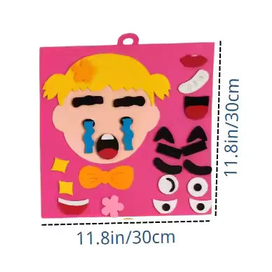 PlayfulMinds – Doe-Het-Zelf Emotiepuzzel Voor Kinderen Vanaf 3 Jaar – Verbetert Emotionele Intelligentie