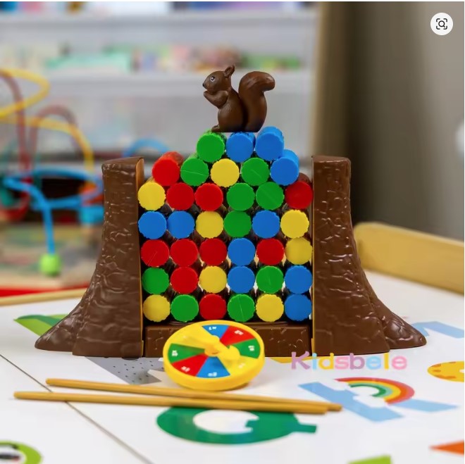 LogBalance – Houten Stapelspel voor Kinderen vanaf 3 jaar – Verbetert Coördinatie en Geduld