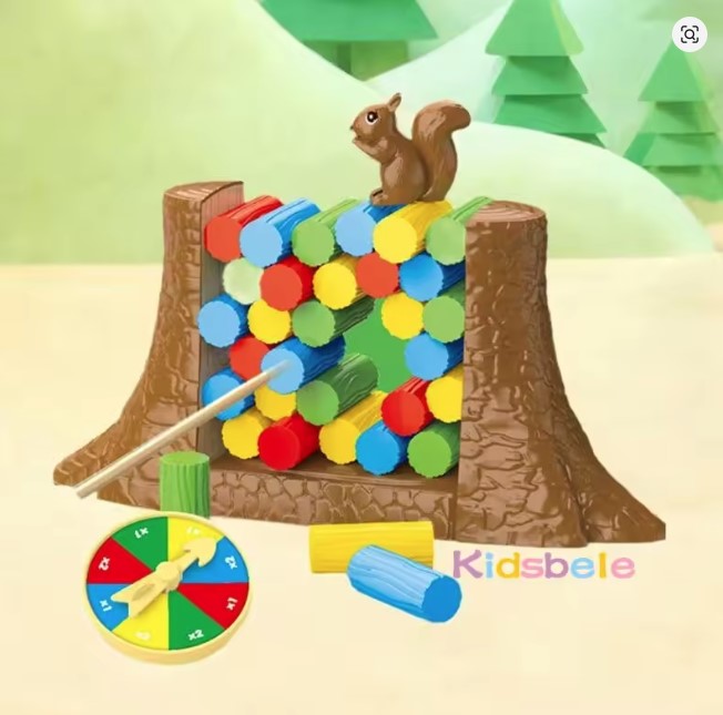 LogBalance – Houten Stapelspel voor Kinderen vanaf 3 jaar – Verbetert Coördinatie en Geduld