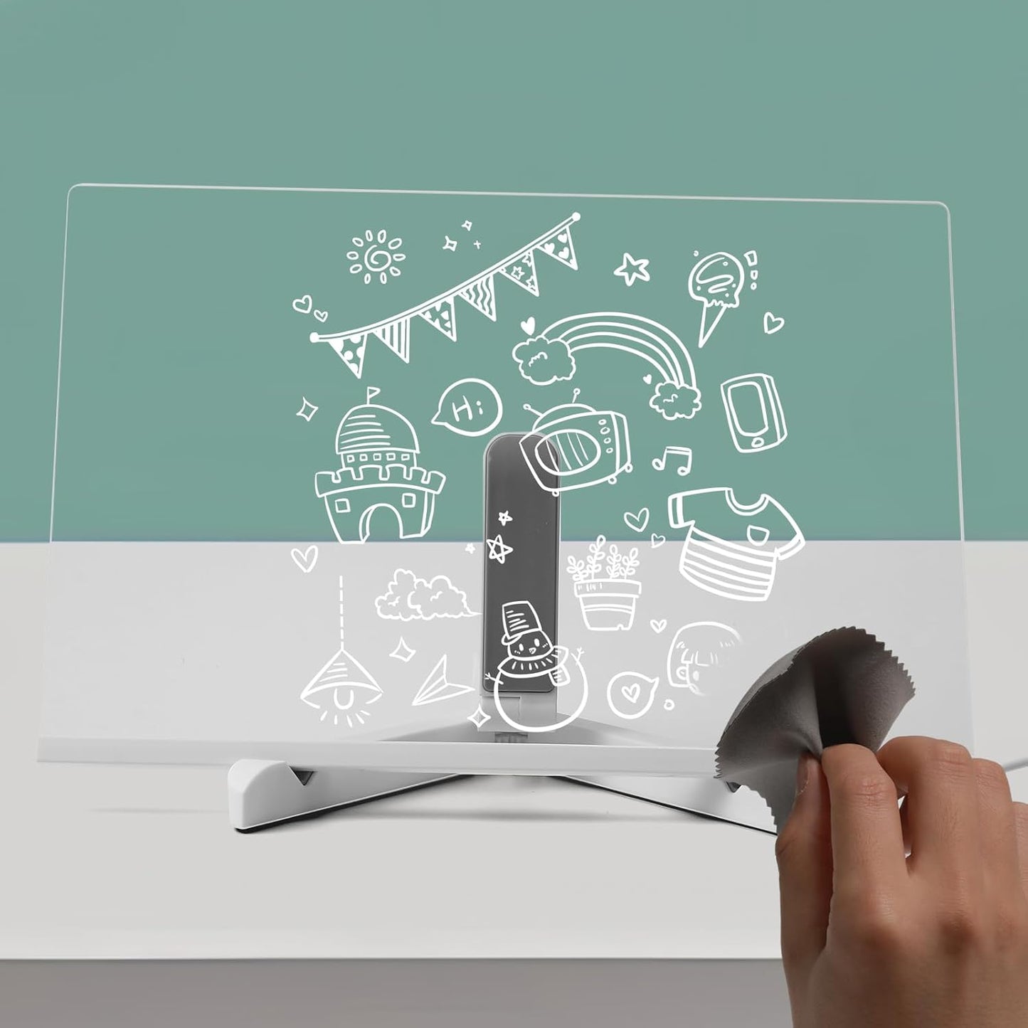 LumiBoard - Creatief Herschrijfbaar Acryl Led Bord