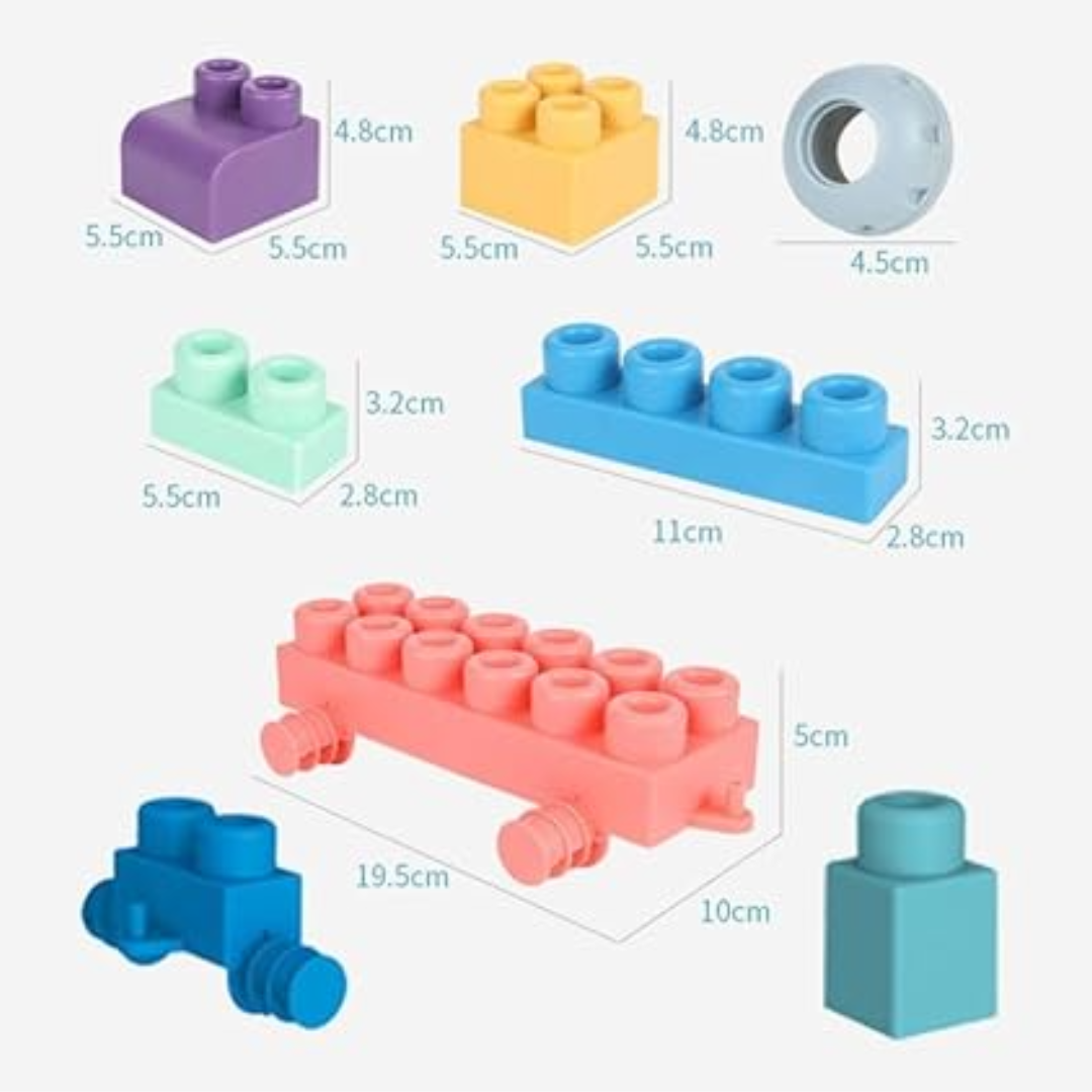 SquishCubes - Siliconen blokken voor veilig spelen