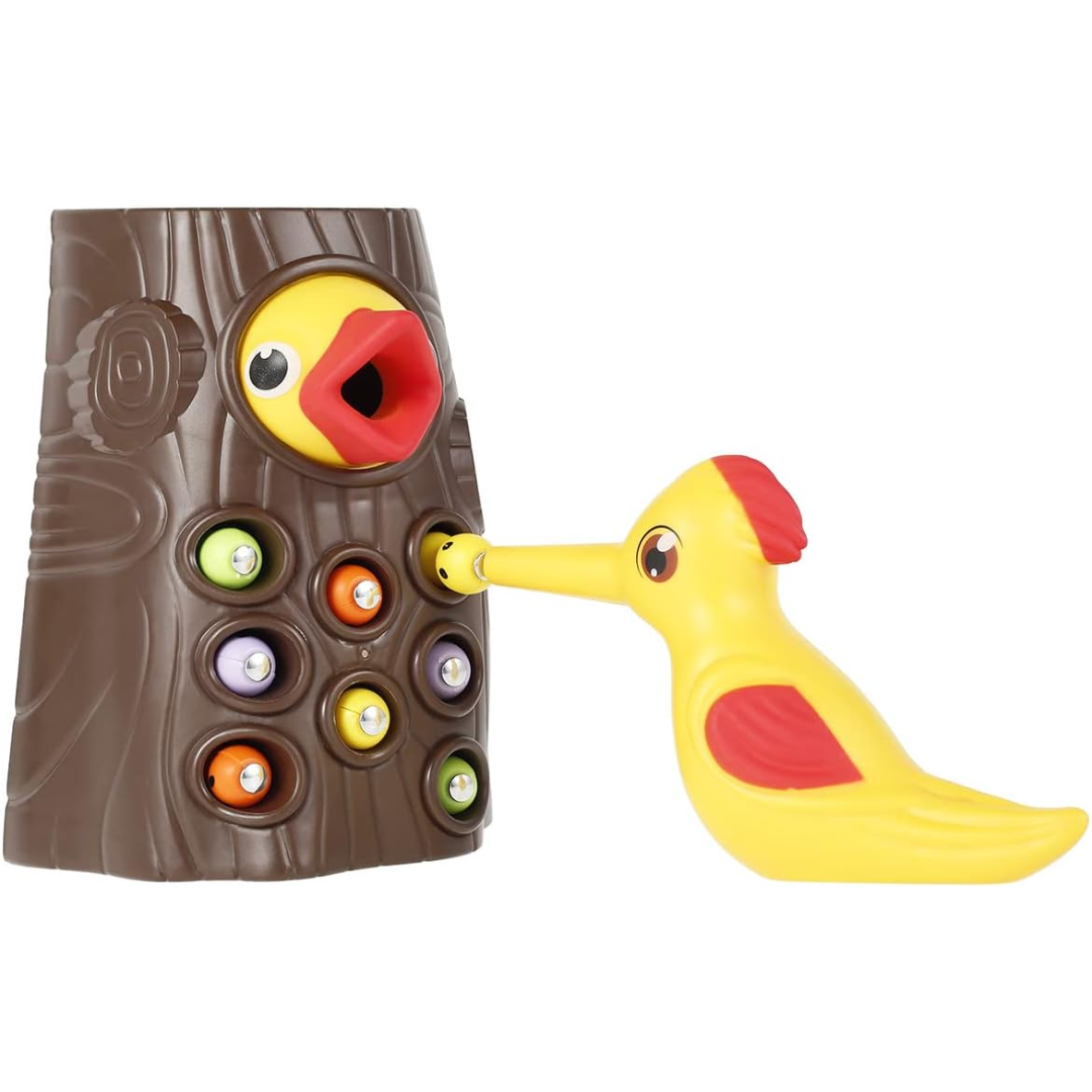 CatchCritters - Houten magnetisch wormenspel
