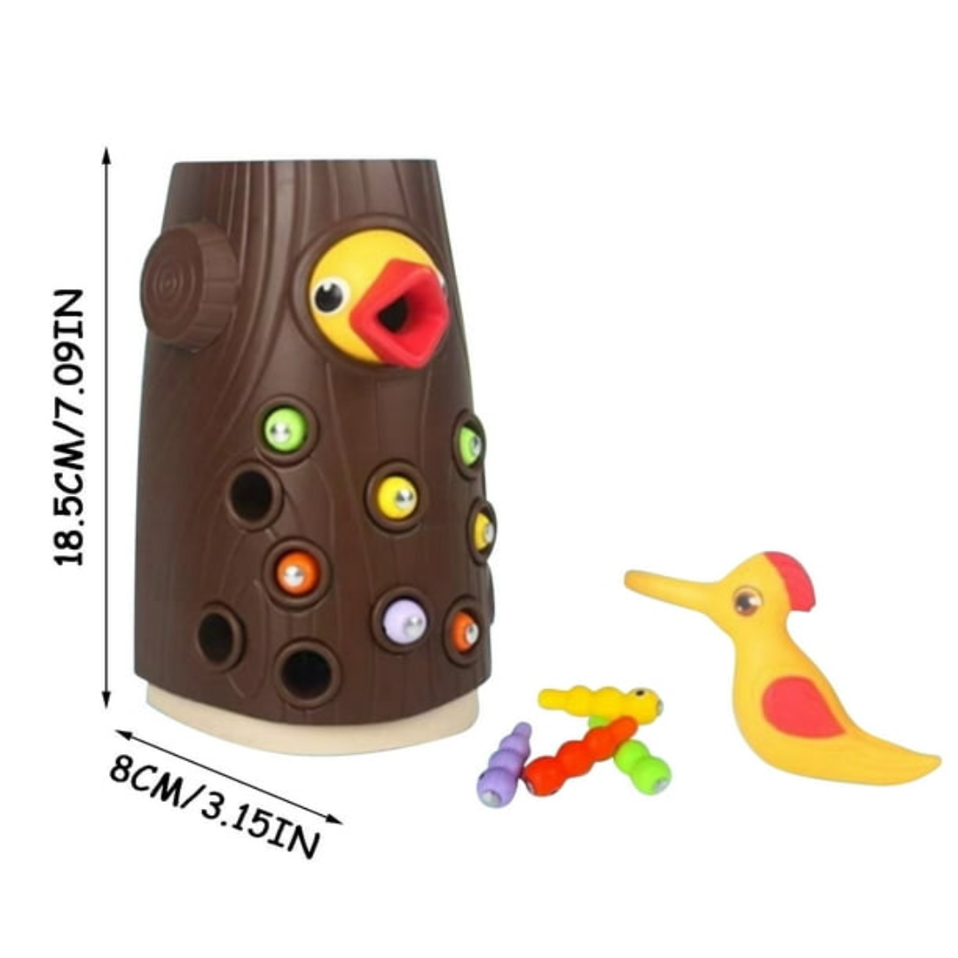 CatchCritters - Houten magnetisch wormenspel