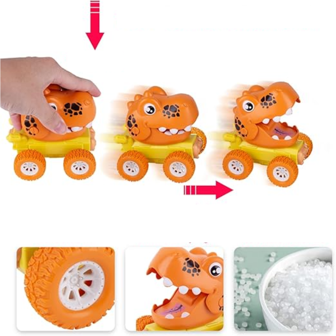 TrexTrek - Terugtrekkende Dino Monster Trucks