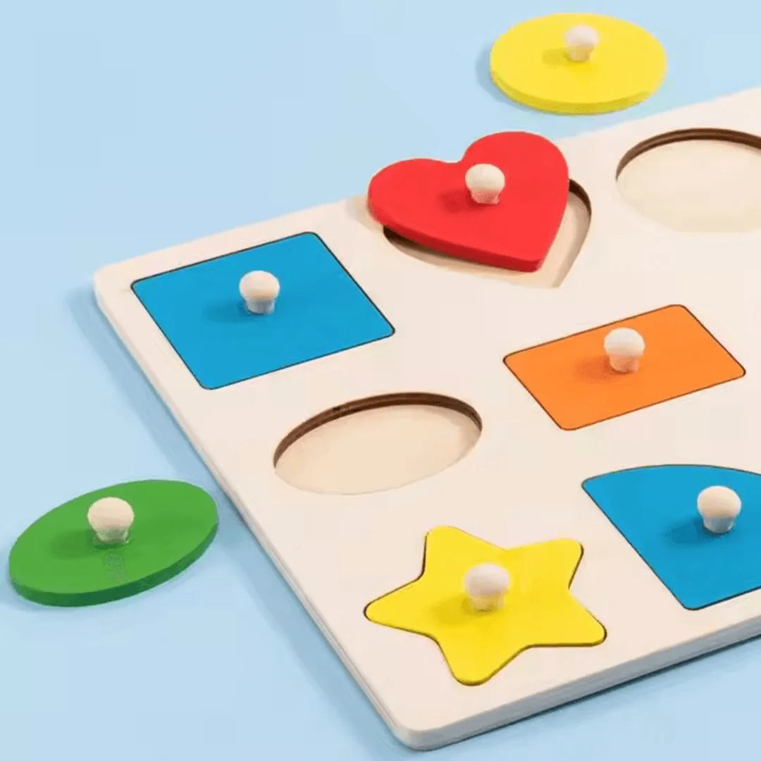 GeoPlay™ – Geometrische Puzzel Voor Kinderen Vanaf 3 Jaar – Verbetert Ruimtelijk Inzicht