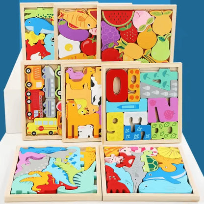 ShapeNest™ – Houten Vormen Sorteerpuzzel Voor Kinderen Vanaf 3 Jaar – Verbetert Fijne Motoriek