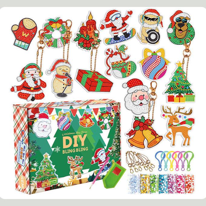 ChristmasGems - DIY Diamant Kunstkerst Knutselset