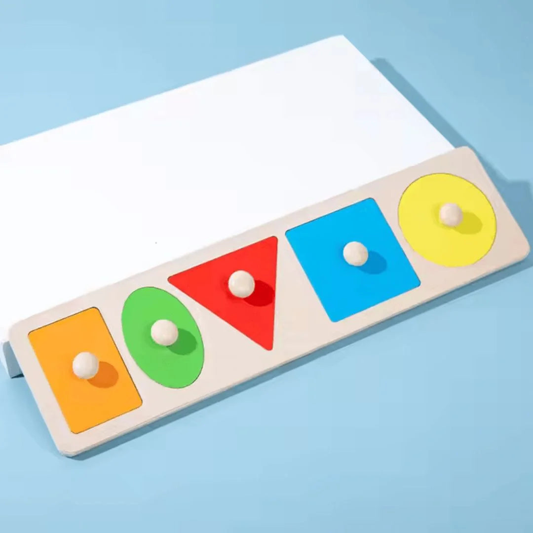 GeoPlay™ – Geometrische Puzzel Voor Kinderen Vanaf 3 Jaar – Verbetert Ruimtelijk Inzicht