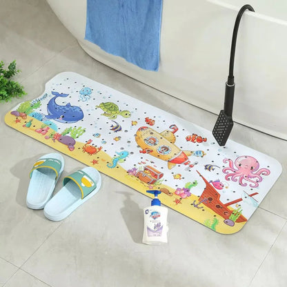 SafeSplash™ – Antislip Badtapijt met Zuignappen voor Baby's