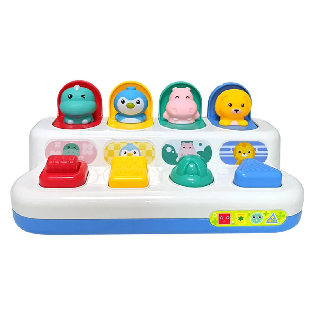 PopPress – Sensorisch Druk & Pop Knoppenspeelbord – Vanaf 6 Maanden