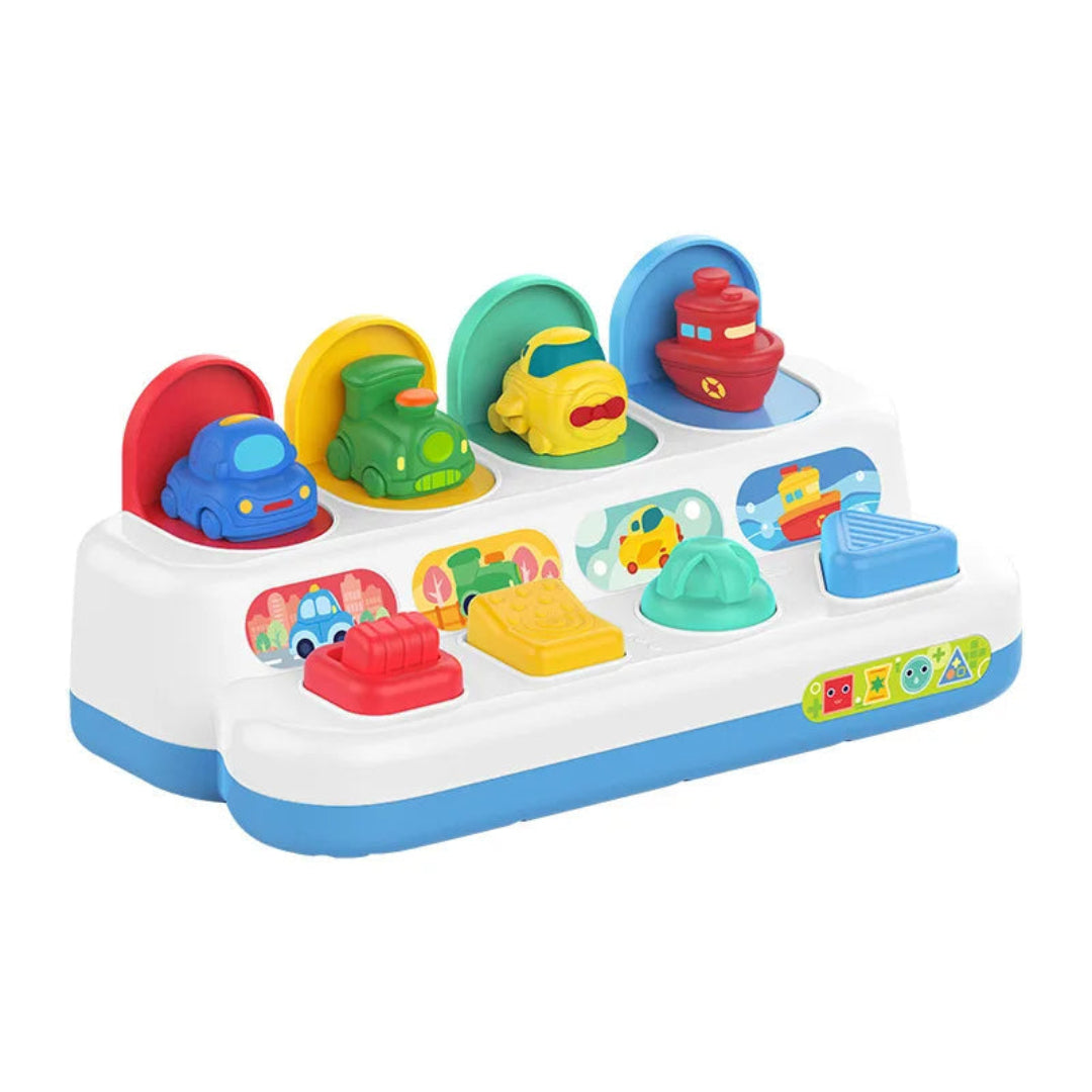 PopPress – Sensorisch Druk & Pop Knoppenspeelbord – Vanaf 6 Maanden