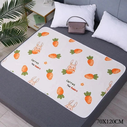 SnugglyNest™ – Waterdichte Verschoonmat Voor Kinderen Leeftijd 0+ – Houdt Bed Droog