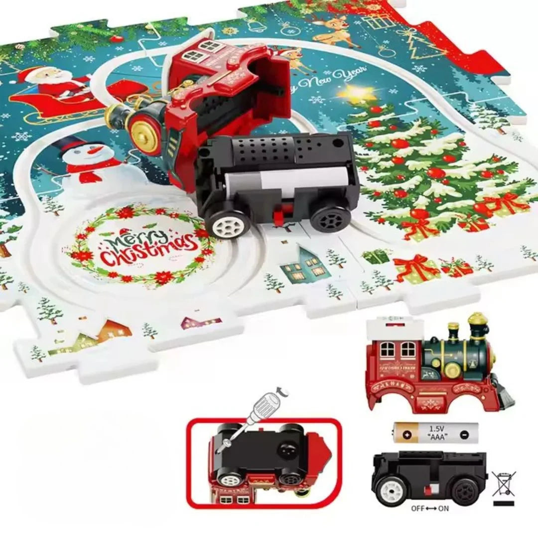 WonderTrack™ – Doe-Het-Zelf Kersttreinbaan Voor Kinderen Vanaf 6 Jaar – Verbetert Creativiteit En Verbeeldingskracht